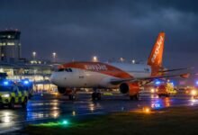easyjet flight u2238 emergency landing newcastle